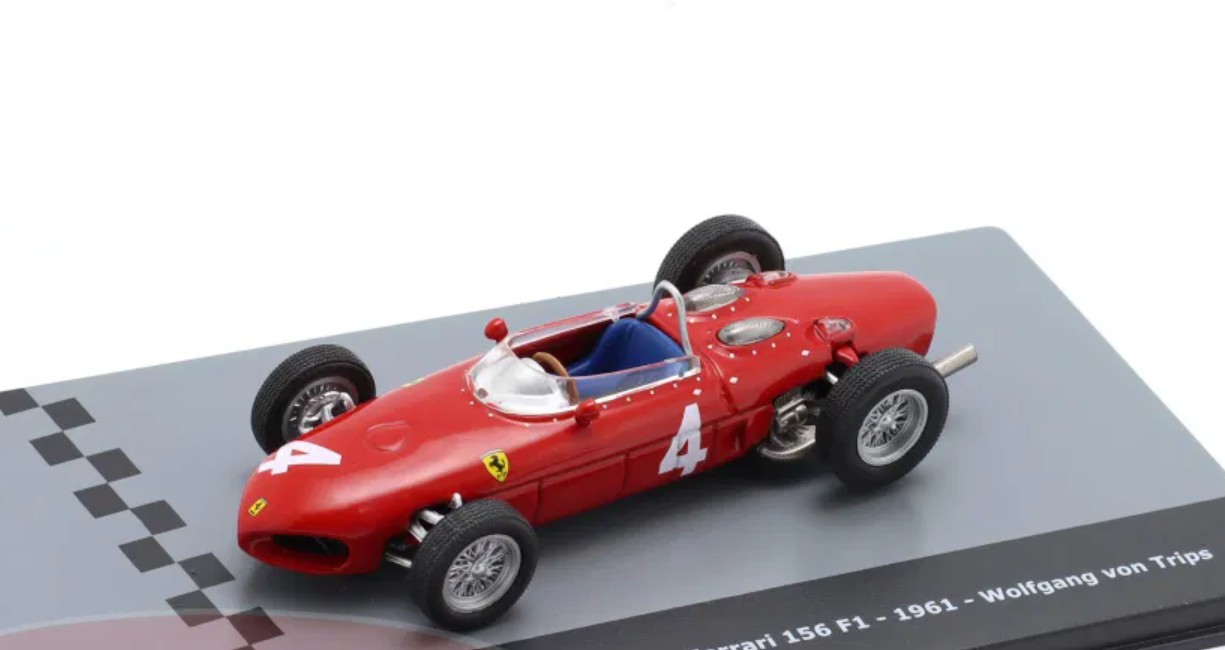 1/43 Altaya 1961 Formula 1 Wolfgang Graf Berghe von Trips Ferrari 156 #4 Car Model