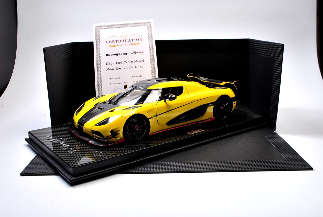 1/18 FA Frontiart Koenigsegg Agera ML (Yellow) Fully Open Car Model