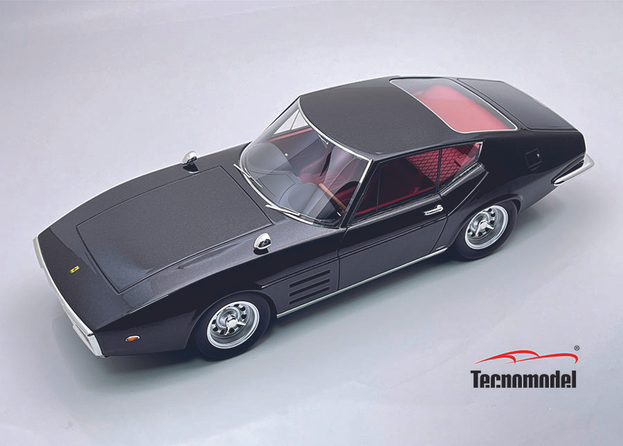1/18 Tecnomodel Ferrari 250 GT Drogo 1968 (Grigio Silverstone Metallizzato - Silverston Metal Grey) Car Model