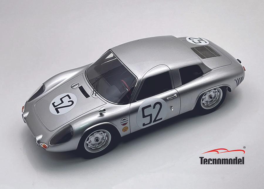 1/18 Tecnomodel 1964 Porsche 356B Carrera 2000 GS GT Daytona 2000 kms 1964 Car #52 6th Place Driver: E.Barth - H.Linge - J.Bonnier Car Model