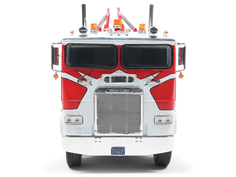 1987 Freightliner FLA Tow Truck Red and White 1/43 Diecast Model by IXO Models