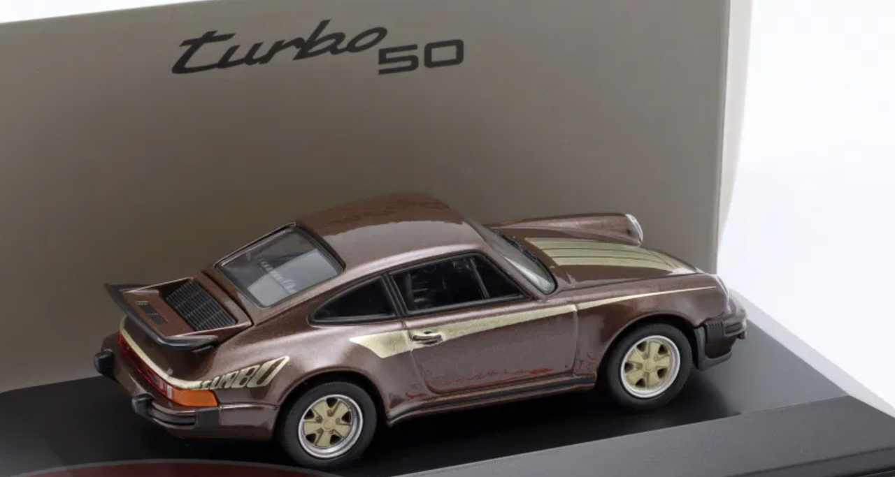1/43 Dealer Edition 1975-1977 Porsche 911 930 Turbo 3.0 (Brown) Car Model
