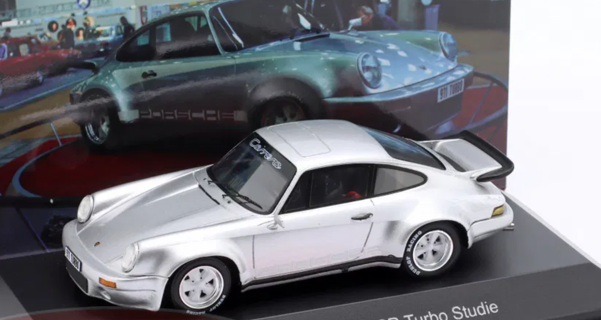 1/43 Dealer Edition 1973 Porsche 911 RSR Turbo Studie IAA (Silver) Car Model