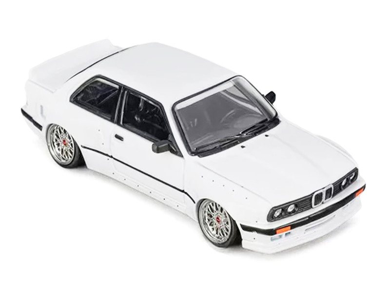 1/64 CM Model Pandem BMW M3 E30 (Pearl White) Diecast Car Model