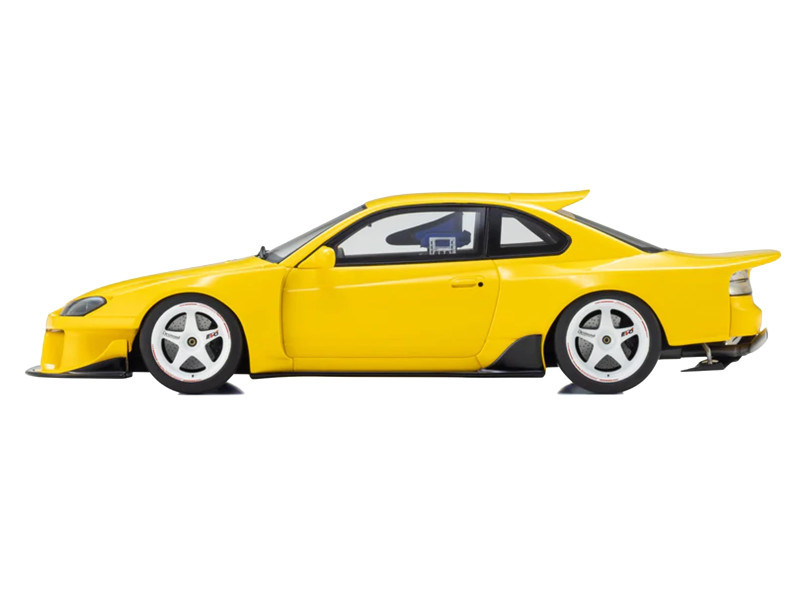 1/18 Kyosho Nissan Silvia S15 Khyzyl Saleem (Yellow) Car Model