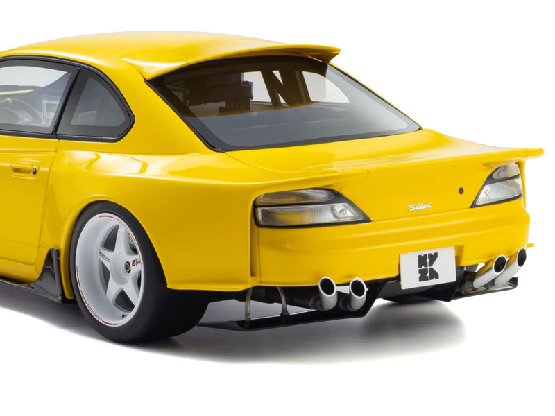 1/18 Kyosho Nissan Silvia S15 Khyzyl Saleem (Yellow) Car Model