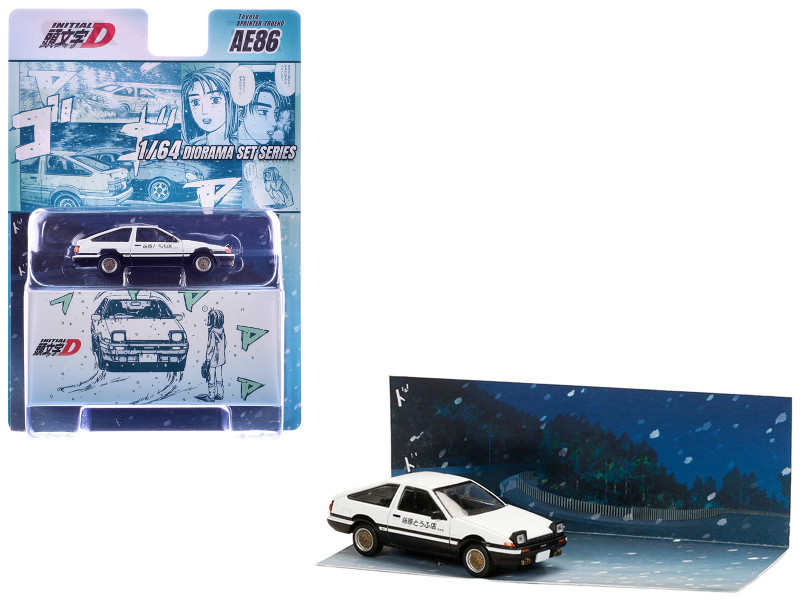 1/64 Hobby Japan Initial D Diorama Set Series Toyota Sprinter