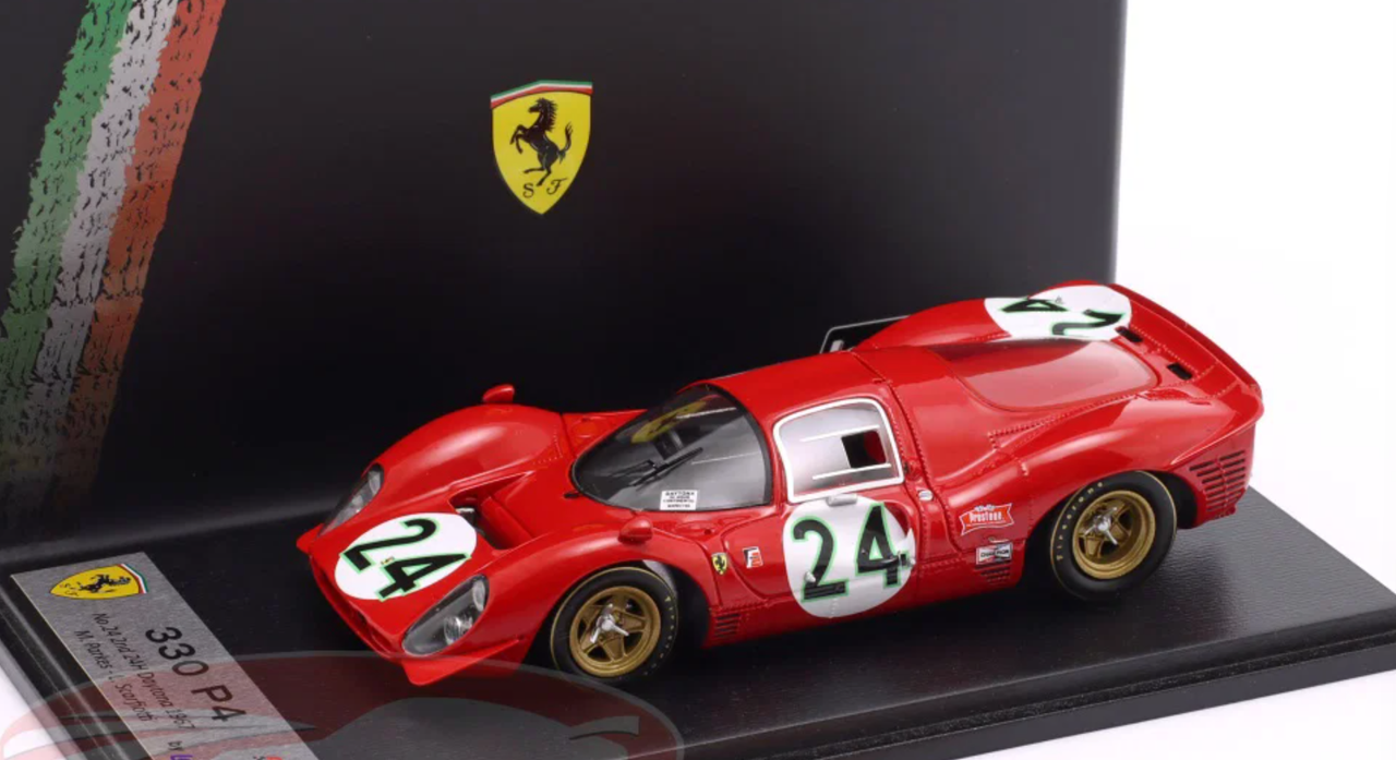 1/43 Looksmart Ferrari 330 P4 No.24 2nd Daytona 24H 1967 M. Parkes - L. Scarfiotti Car Model