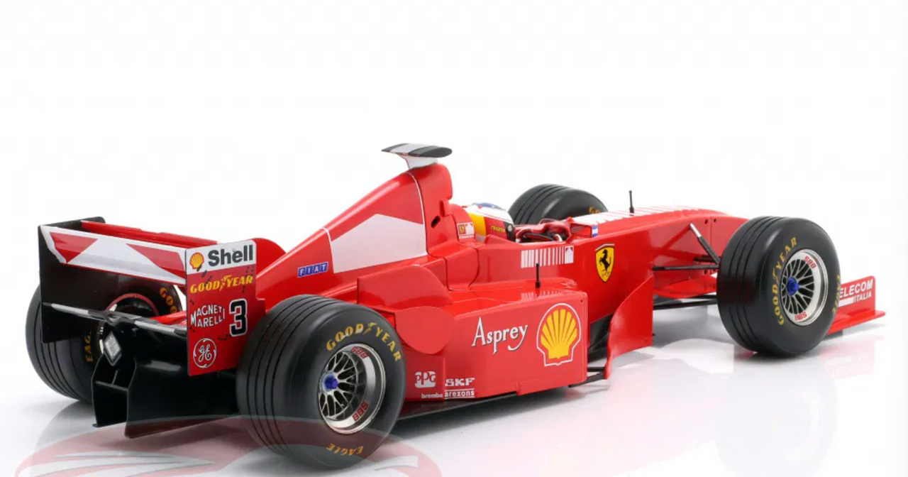1/12 Werk83 1998 Schumacher Ferrari F300 #3 Winner French GP Diecast Car Model