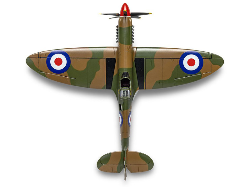 Level 2 Model Kit Supermarine Spitfire PR.XIX Fighter Aircraft with 3 Scheme Options 1/48 Plastic Model Kit by Airfix