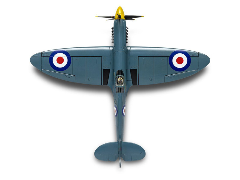 Level 2 Model Kit Supermarine Spitfire PR.XIX Fighter Aircraft with 3 Scheme Options 1/48 Plastic Model Kit by Airfix