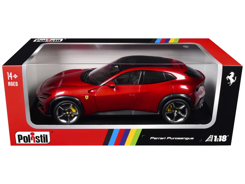1/18 Polistil 2022 Ferrari Purosangue (Magma Red) Diecast Car Model