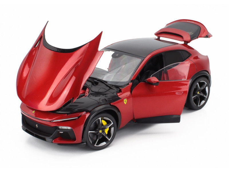 1/18 Polistil 2022 Ferrari Purosangue (Magma Red) Diecast Car