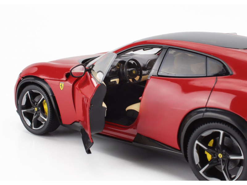たか1/18 フェラーリ Purosangue 2022 ロッソコルサ 1/18 Polistil 2022 Ferrari Purosangue (Magma Red) Diecast Car
