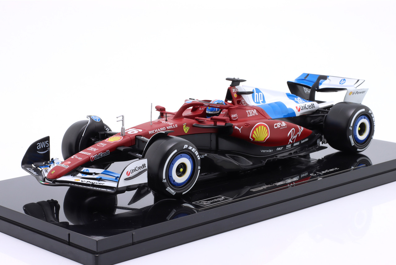 1/18 BBurago 2025 Formula 1 Charles Leclerc Ferrari SF-25 #16 7th