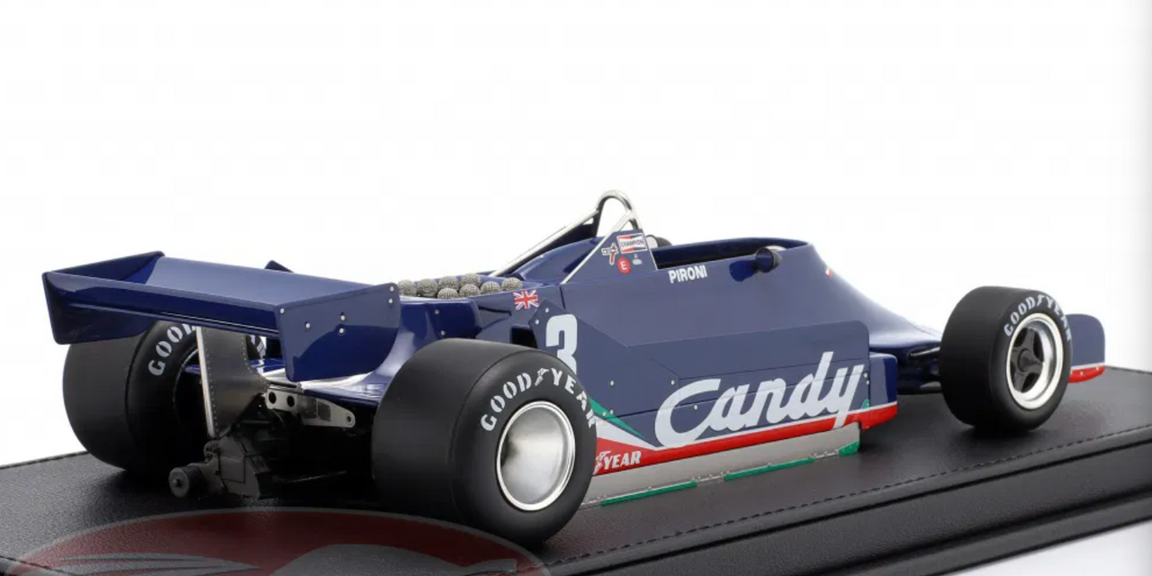 1/18 GP Replicas 1979 Formula 1 Didier Pironi Tyrrell 009 #3 3rd USA East GP Car Model
