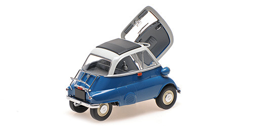 1/18 Minichamps 1955 BMW Isetta (Blue) Diecast Car Model