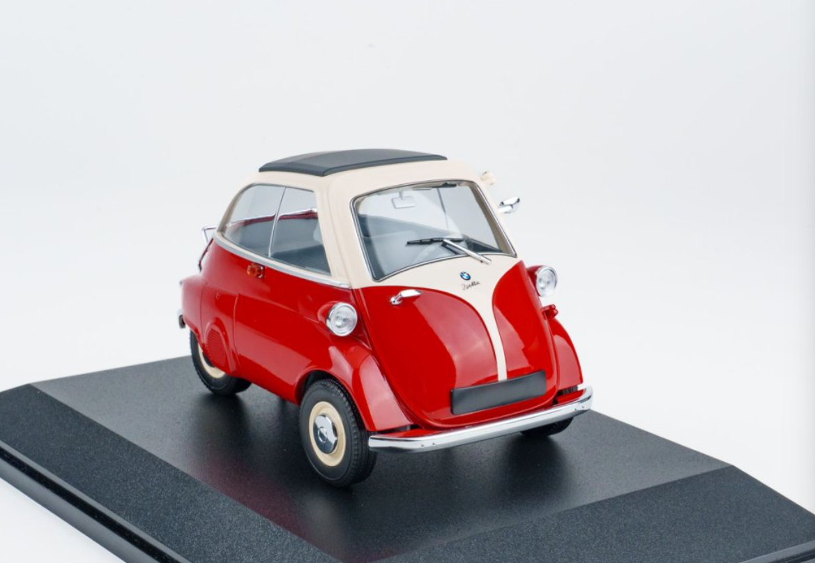 1/18 Minichamps 1955 BMW Isetta (Red) Diecast Car Model
