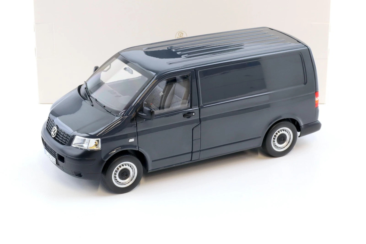 1/18 Norev 2003 Volkswagen VW T5 Transporter (Dark Grey) Diecast Car Model