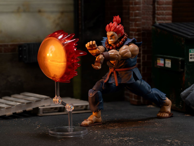 Akuma 6" Moveable Figure with Accessories and Alternate Head and Hands "Ultra Street Fighter II: The Final Challengers" (2017) Video Game Model by Jada