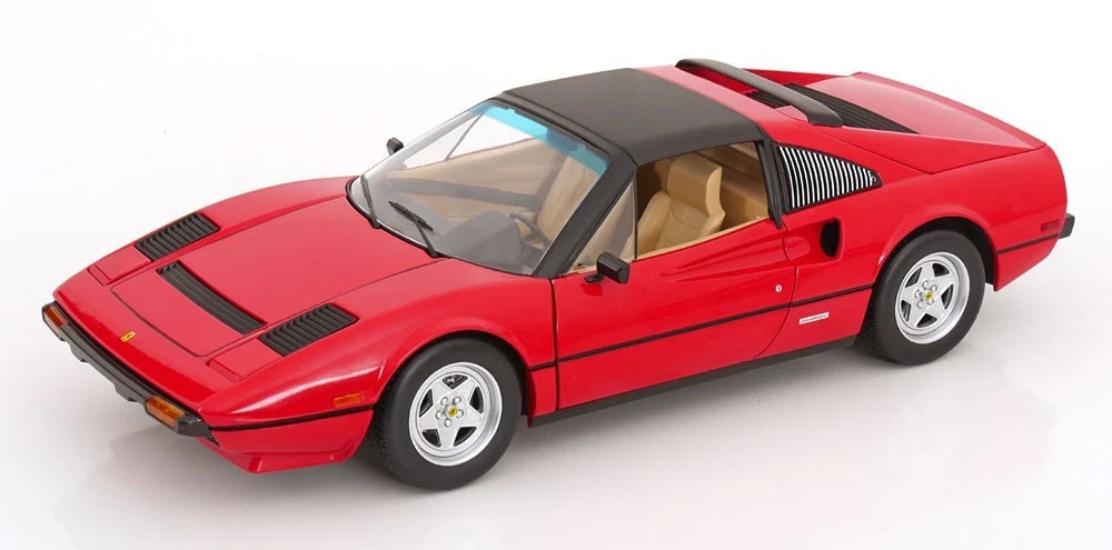 1/12 KK-Scale 1982 Ferrari 308 GTS QV US Version 1982 (TV series) Red Diecast Car Model