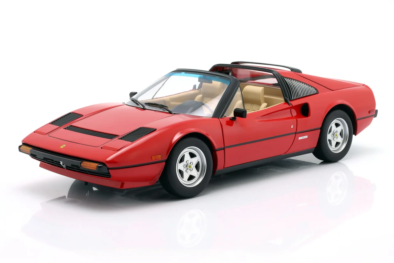 1/12 KK-Scale 1982 Ferrari 308 GTS QV US Version 1982 (TV series) Red Diecast Car Model