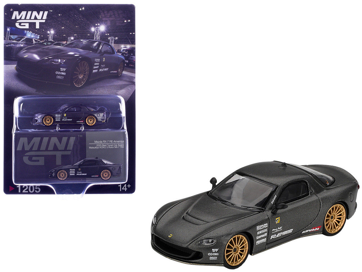 1/64 Mini GT Mazda RX-7 RE-Amemiya Matsukiyo KOKU 3 Rotor NA-7 TAS