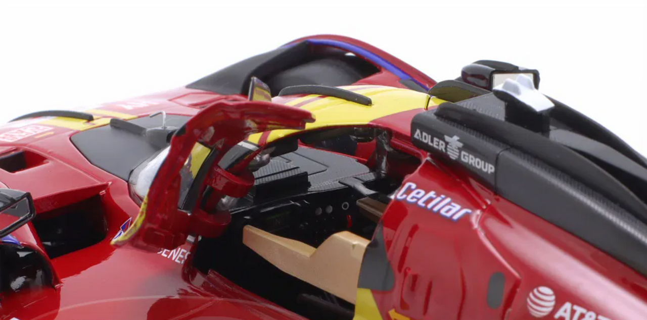 1/18 BBurago 2025 Ferrari 499P #50 24h LeMans Ferrari AF Corse Antonio Fuoco, Nicklas Nielsen, Miguel Molina Diecast Car Model