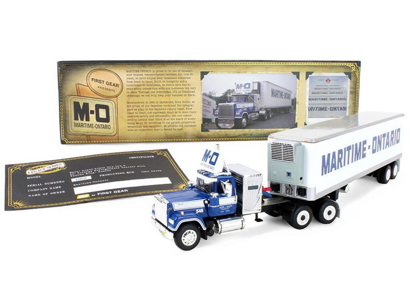 1/64 First Gear Mack Super-Liner with 36” Vintage Sleeper & 40