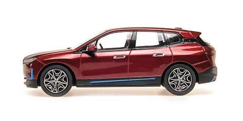 1/43 Minichamps 2023 BMW iX (Red Metallic) Diecast Car Model