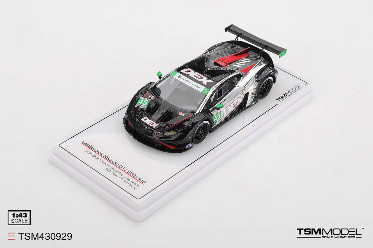 1/43 TSM Lamborghini Huracan GT3 EVO2 #45 DEX Wayne Taylor Racing