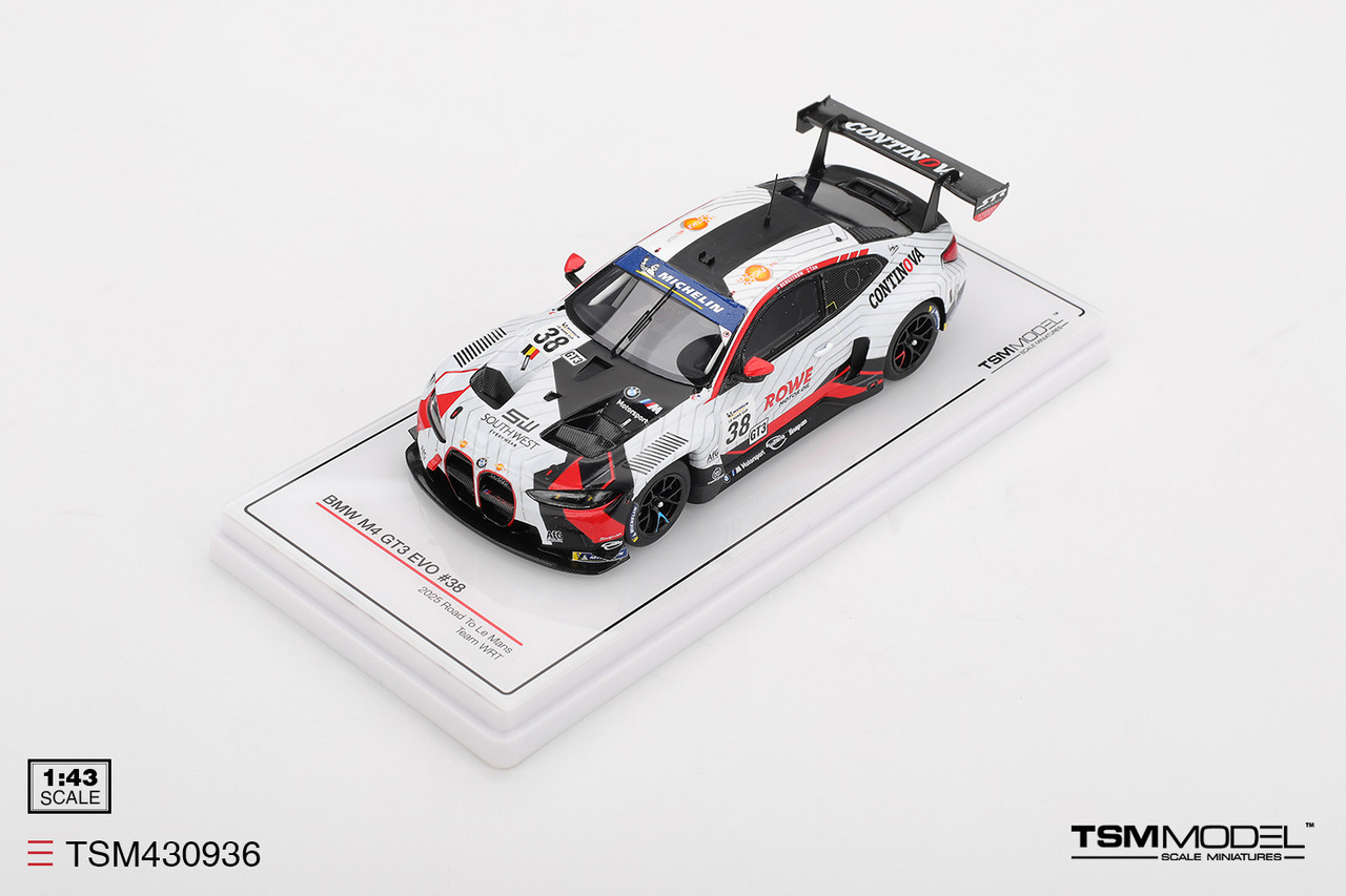 ミニカー  M4 LMGTE3 TEAM WRT Le Mans 24H 2025 1/43 TSM BMW M4 GT3 EVO #38 Team WRT 2025 Road To Le Mans Car