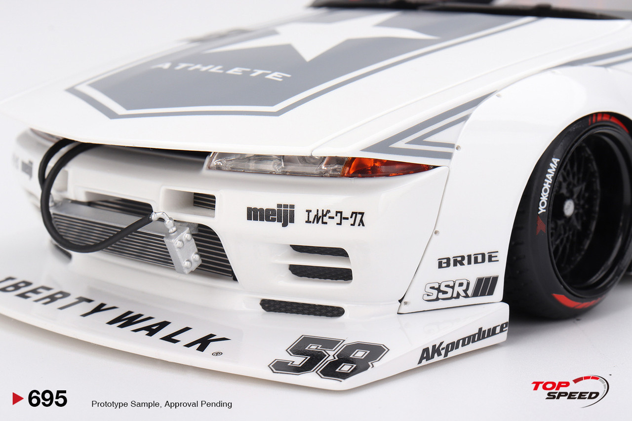 1/18 Top Speed Nissan GT-R32 Liberty Walk Kaido Works TAS 2025 Car