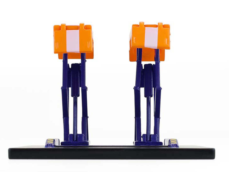 Automotive Double Scissor Lift "Union 76" Orange and Blue "Double Scissor Lifts" Series 2 1/64 Diecast Model by Greenlight