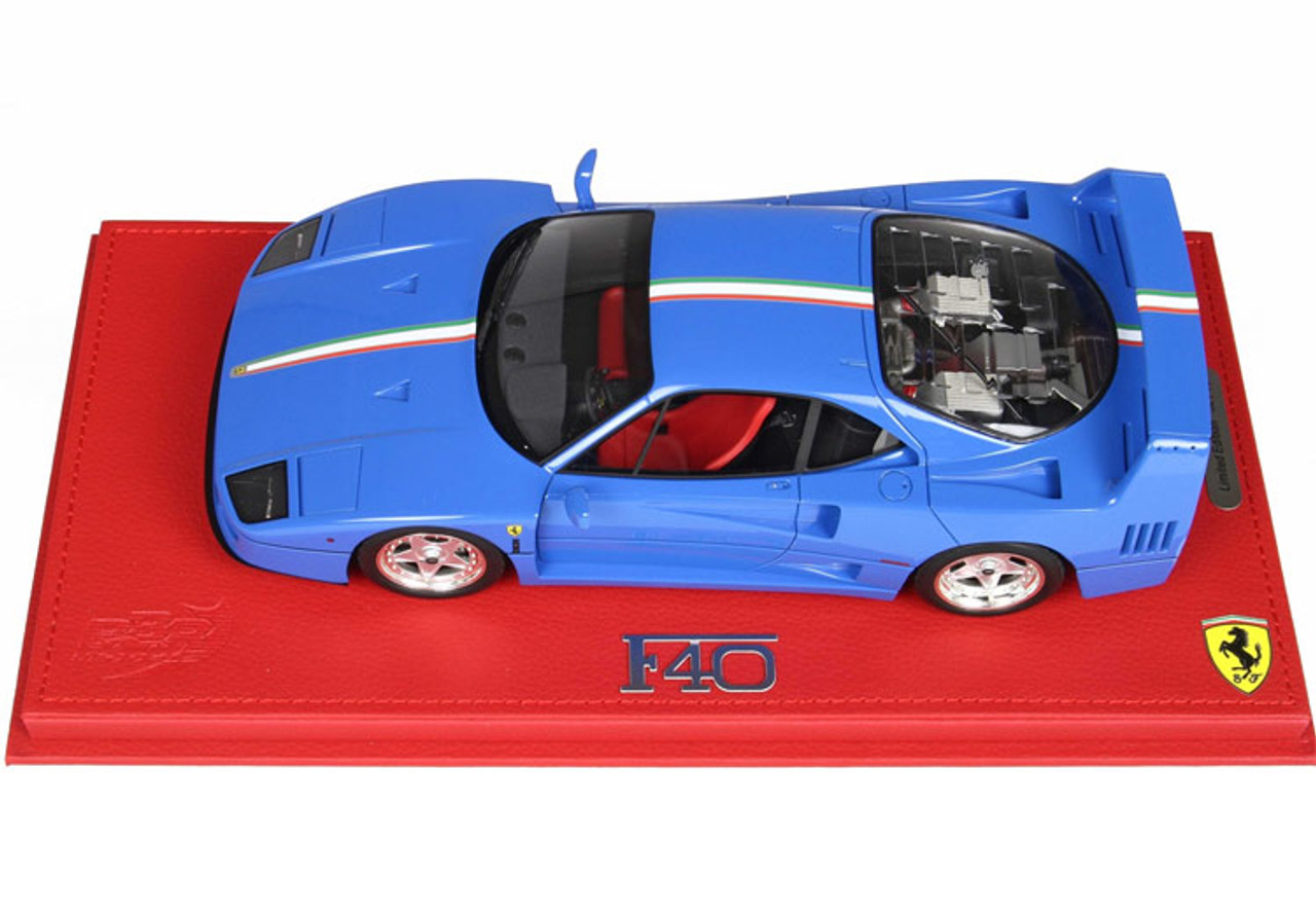 1/18 BBR Ferrari F40 1992 (Blue) Resin Car Model Limited 40