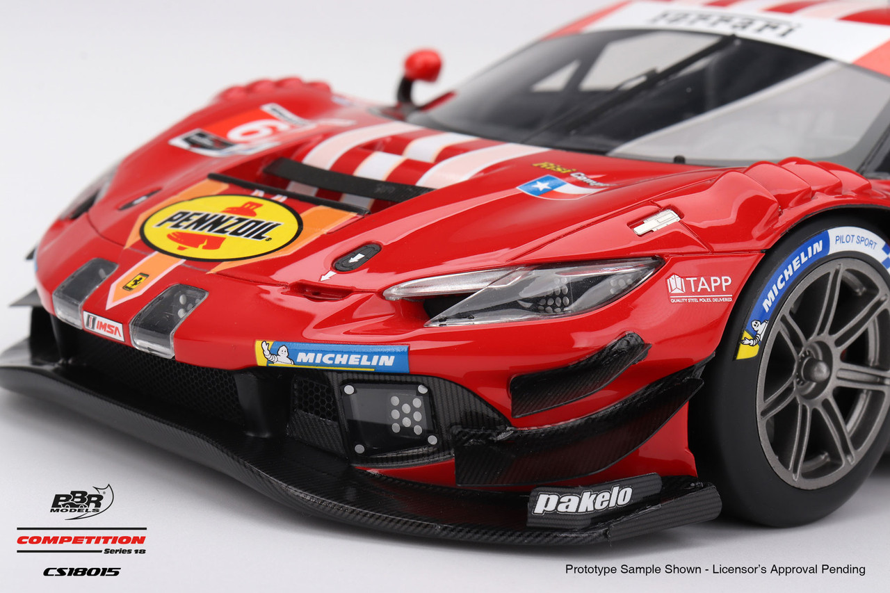 その他 m 1/18 BBR Ferrari 296 GT3 #62 Risi Competizione 2024 IMSA Daytona