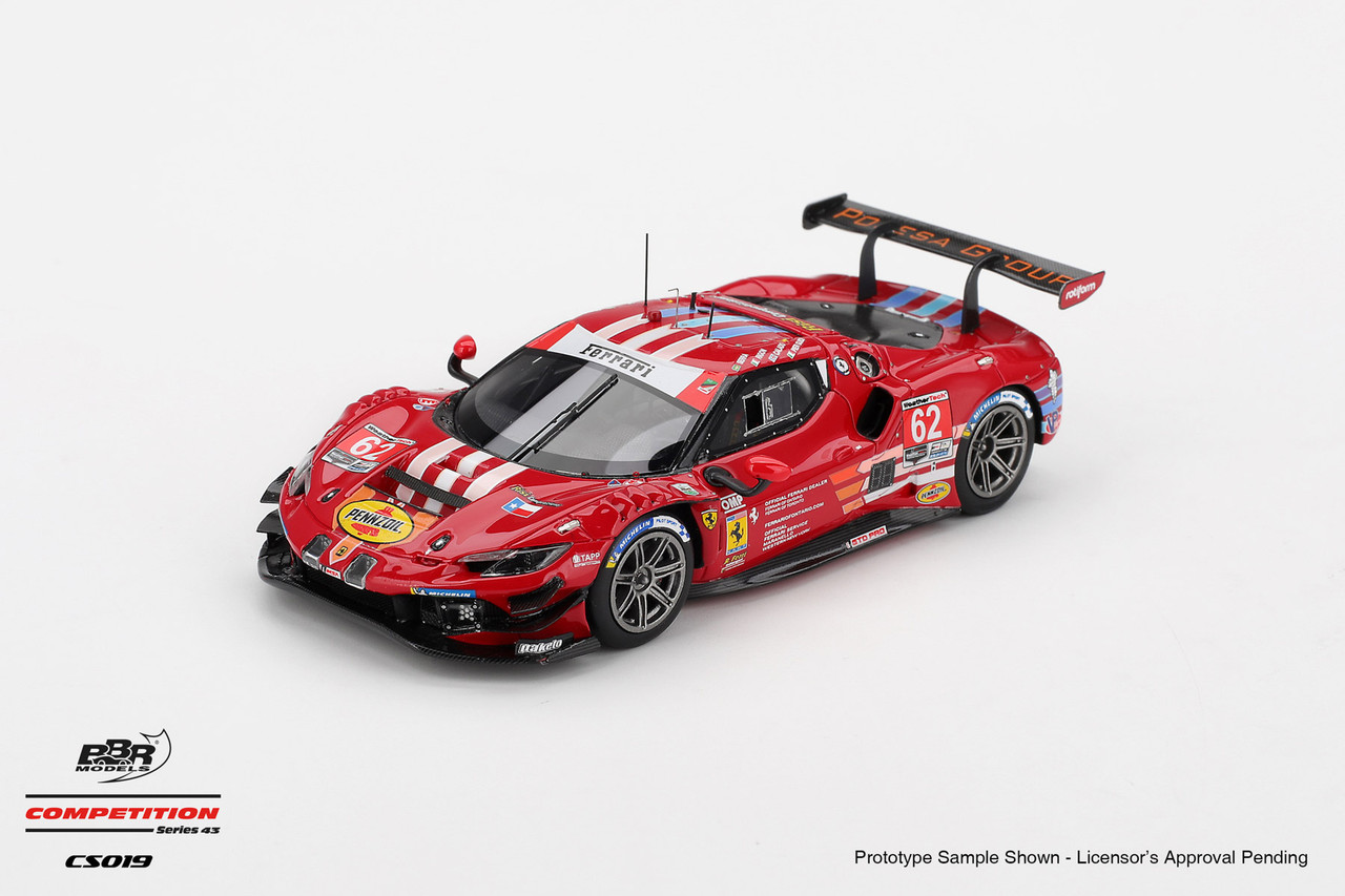 1/43 BBR Ferrari 296 GT3 #62 Risi Competizione 2024 IMSA Daytona