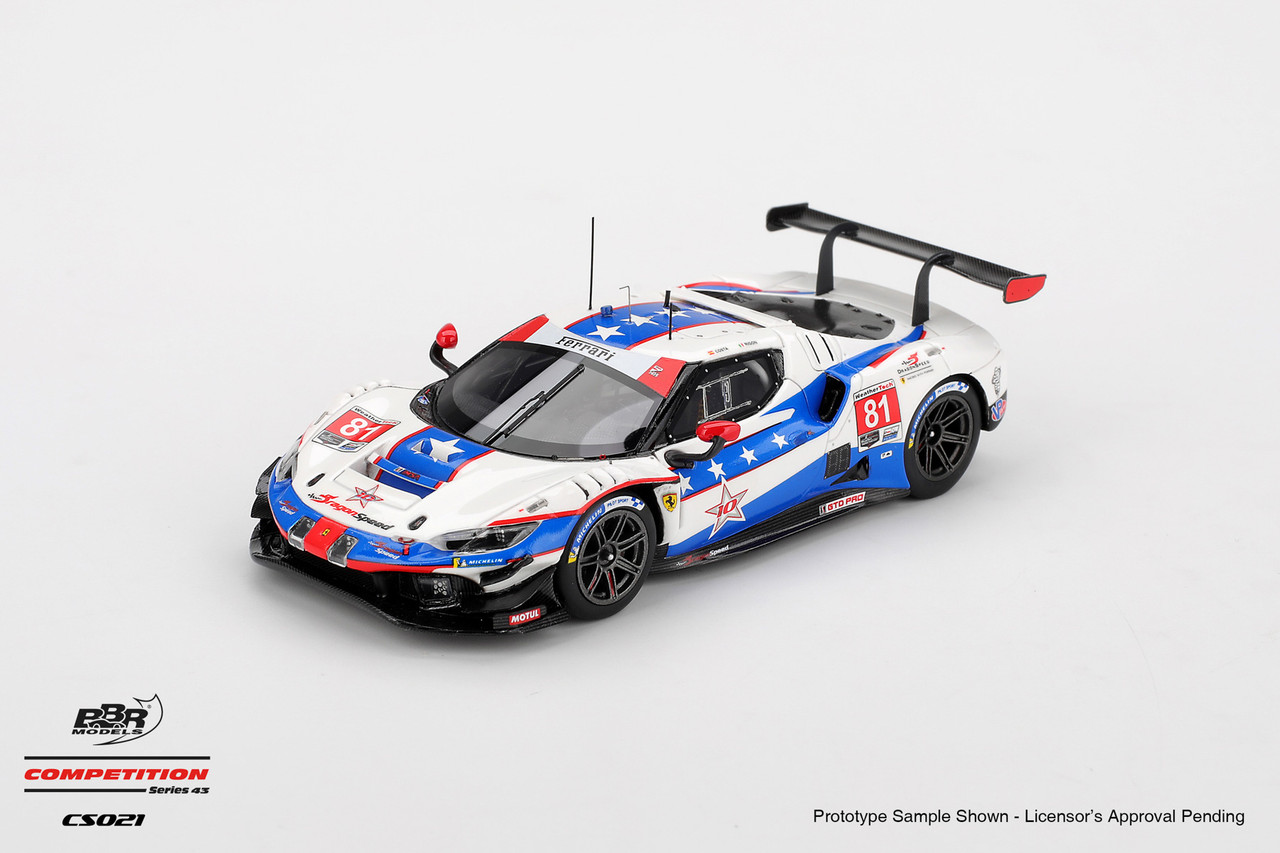 1/43 BBR Ferrari 296 GT3 #81 DragonSpeed 2025 IMSA Watkins Glen
