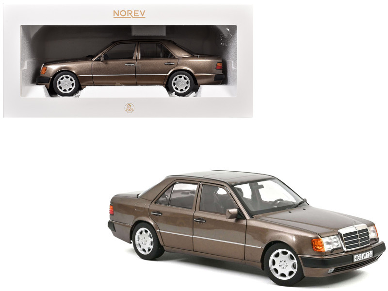 【i】 1990 Mercedes-Benz 500 E Impala Brown Metallic 1/18 Diecast Model