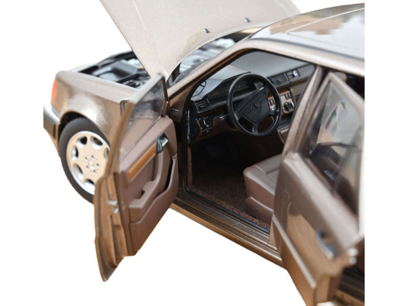1990 Mercedes-Benz 500 E Impala Brown Metallic 1/18 Diecast Model Car by Norev
