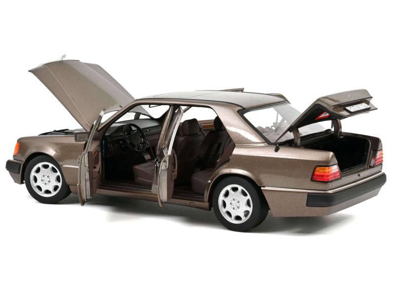 1990 Mercedes-Benz 500 E Impala Brown Metallic 1/18 Diecast Model Car by Norev