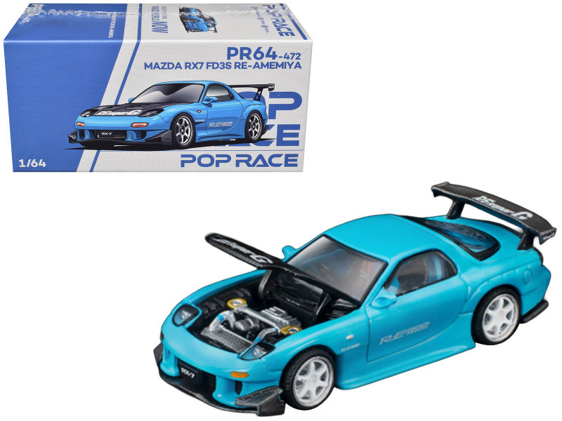 Mazda RX7 (FD3S) RE Amemiya RHD (Right Hand Drive) Light Blue with