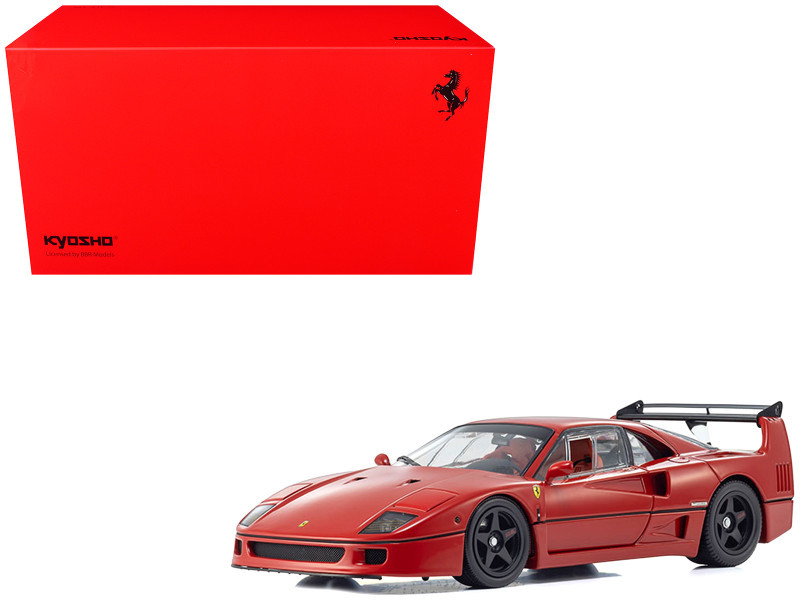 1/18 Kyosho Ferrari F40 Light Weight LM Wing (Red) Diecast Car
