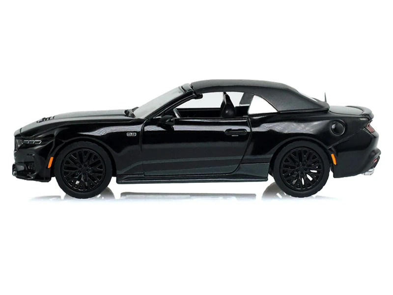 1/64 Greenlight 2024 Ford Mustang GT Convertible Top Up (Black Bandit Series 31 2026) Diecast Car Model