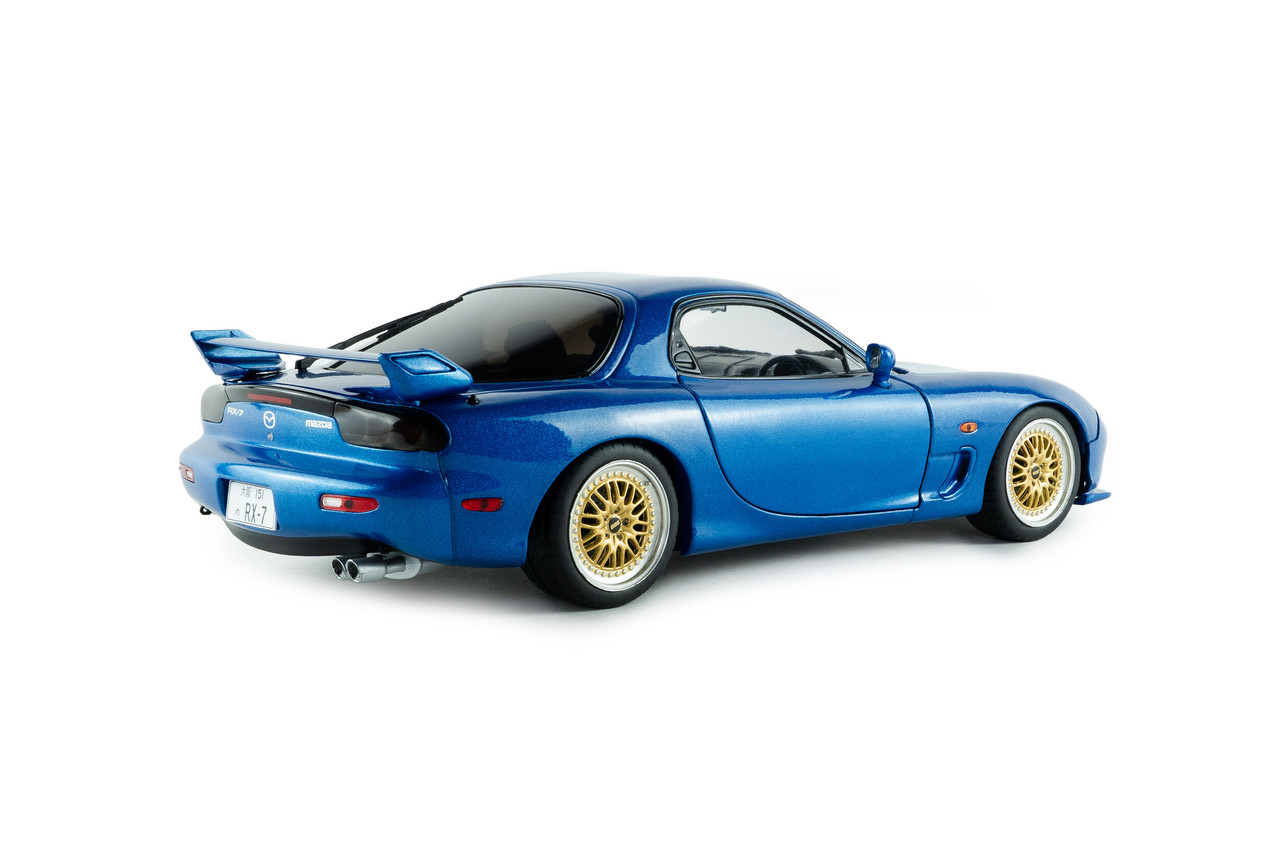 1/18 Solido 1999 Mazda RX-7 RX7 FD3S Innocent Blue Mica Diecast Car Model