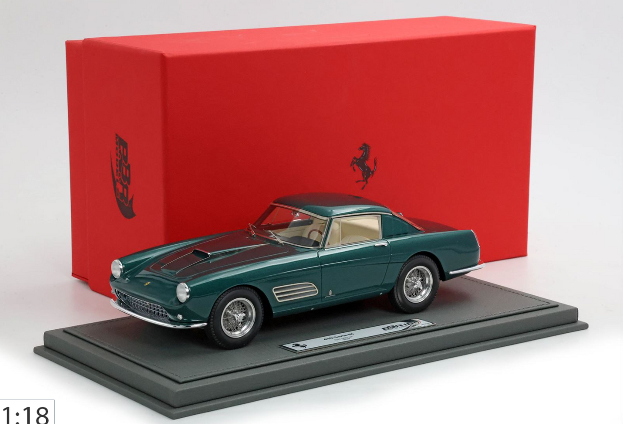1/18 BBR Ferrari 410 Superamerica Series III SN 1477 SA Pine Green Metallic Car Model Limited 108 Pieces