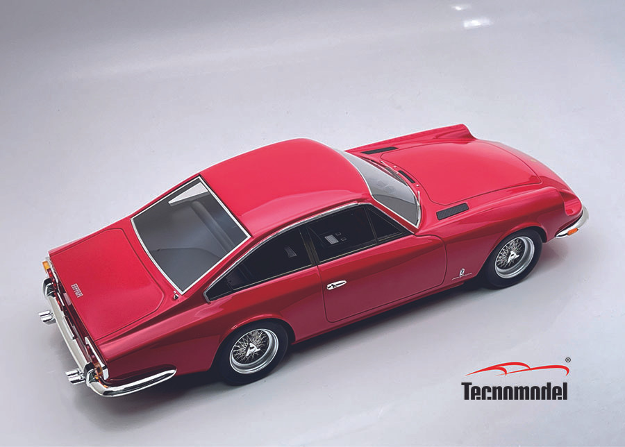 1/18 Tecnomodel Ferrari 365 GT 2+2 1967 Red Car Model