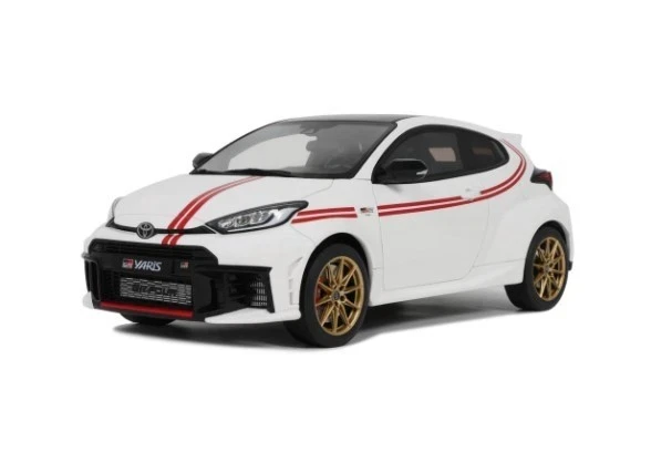 1/18 OTTO Toyota GR Yaris TGR Italy Limited Edition (Pure White) Car Model