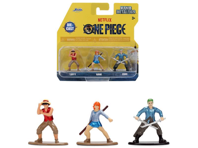 Set of 3 Diecast Figures 