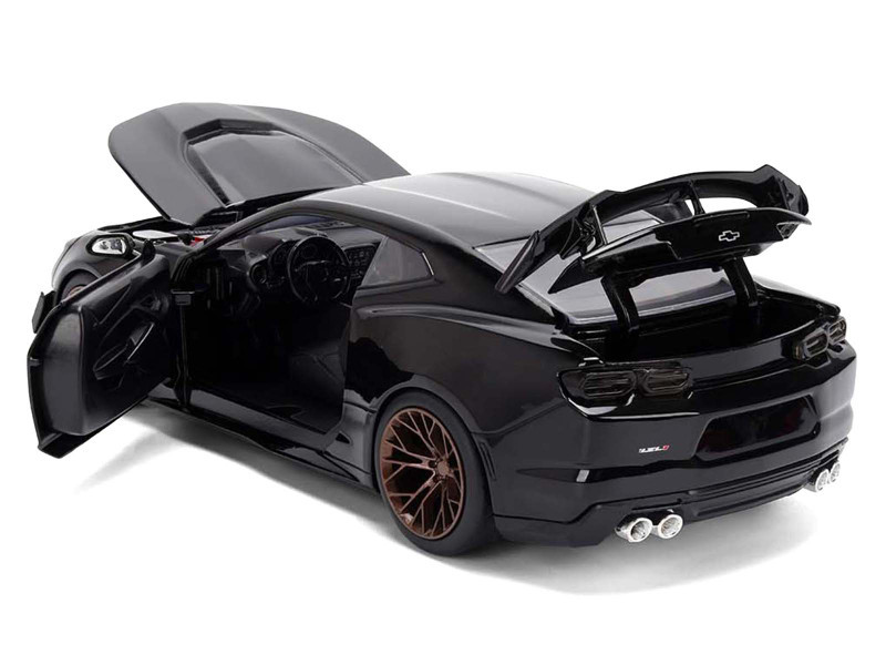 2024 Chevrolet Camaro ZL1 1LE Black "Fast X" (2023) Movie "Fast & Furious" Series 1/24 Diecast Model Car by Jada